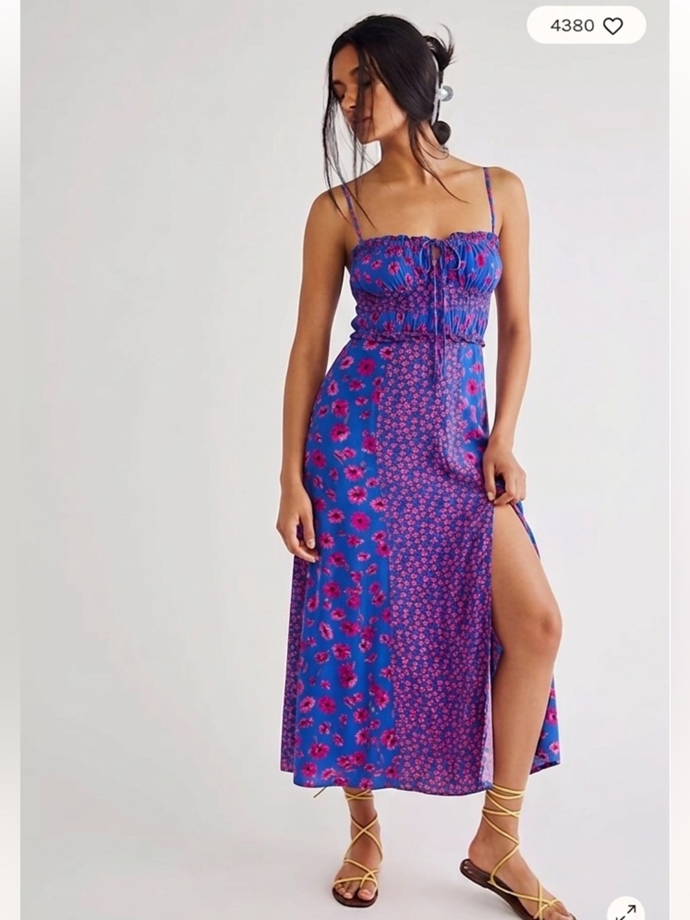 LIKE NEW FREE PEOPLE Tigerlilly Midi Dress
